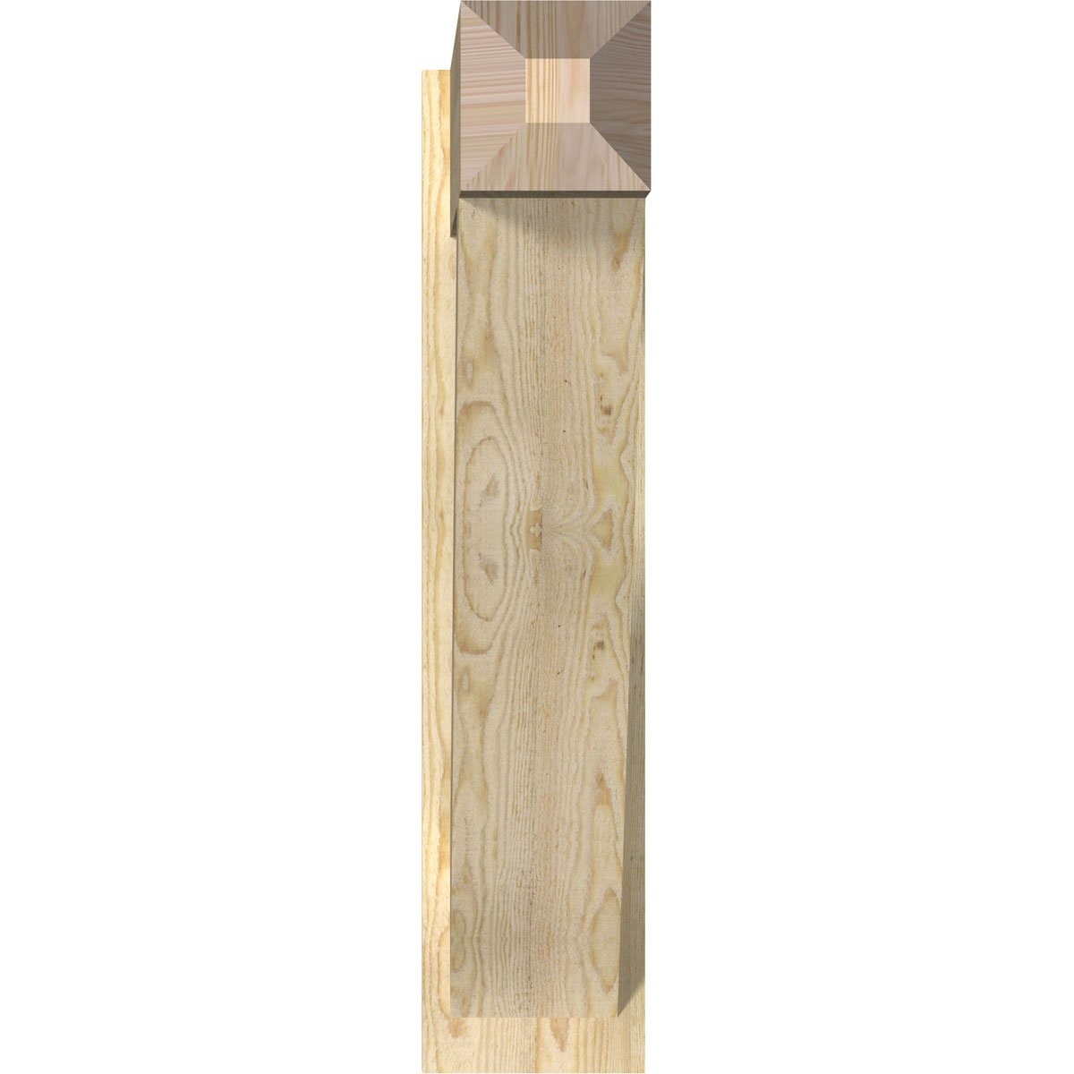 Ekena Millwork Traditional Rough Sawn Craftsman Outlooker, Douglas Fir, 8"W x 32"D x 36"H OUT08X32X36TRA04RDF - alternate 3